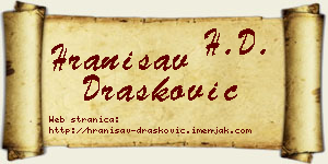 Hranisav Drašković vizit kartica